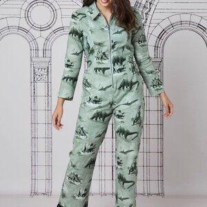 Natural History Museum X Joanie - Minetta Dinosaur Print Boilersuit
